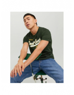 T-shirt essential logo vert homme - Jack & Jones