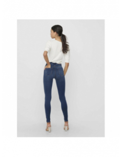 Jean skinny taille haute royal bleu femme - Only