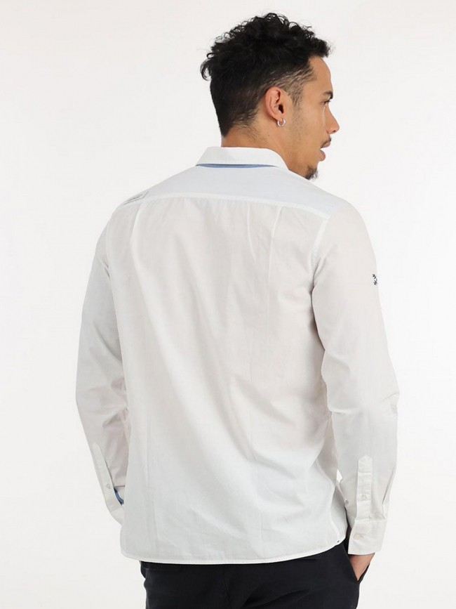 Chemise à manches longues caviro blanc homme - Oxbow