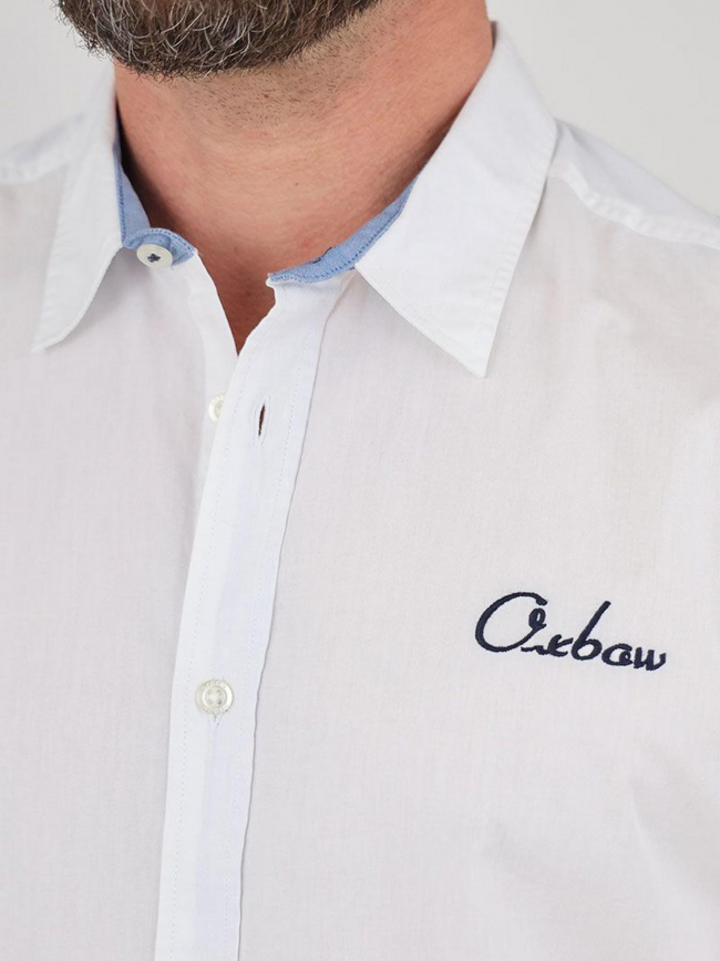 Chemise à manches longues caviro blanc homme - Oxbow