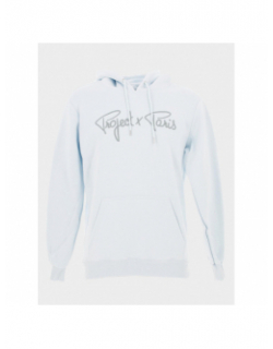 Sweat à capuche logo signature bleu homme - Project X Paris