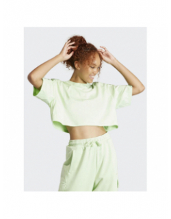 T-shirt crop all szn vert femme - Adidas