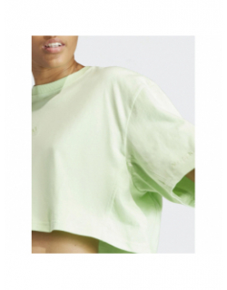 T-shirt crop all szn vert femme - Adidas