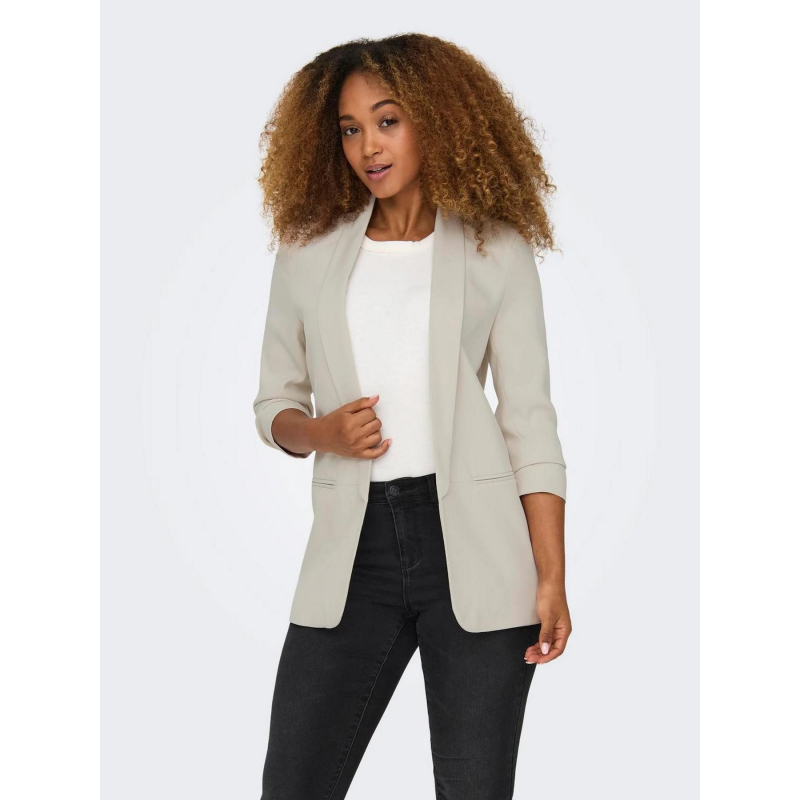 Veste blazer elly life beige femme - Only