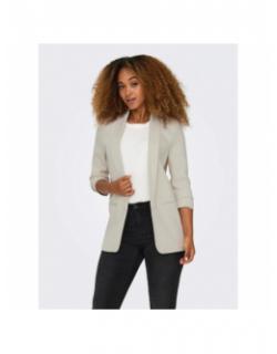 Veste blazer elly life beige femme - Only