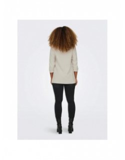 Veste blazer elly life beige femme - Only