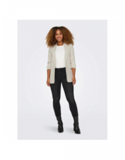 Veste blazer elly life beige femme - Only