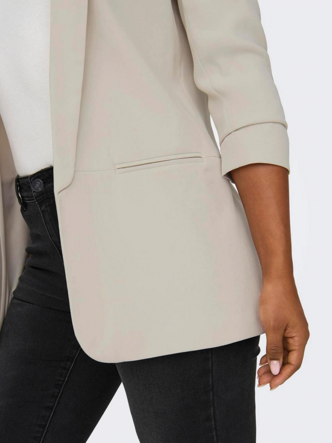 Veste blazer elly life beige femme - Only