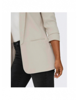 Veste blazer elly life beige femme - Only