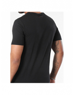 T-shirt uni logo the tee noir homme - Teddy Smith