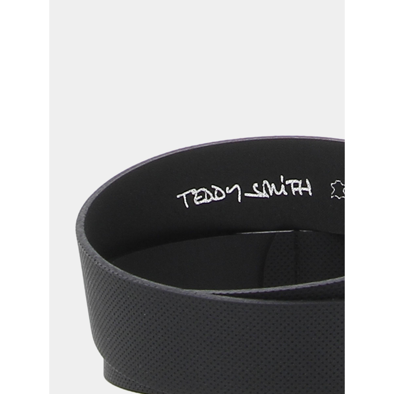 Ceinture en cuir cory noir homme Teddy Smith Sports