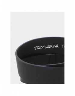 Ceinture en cuir cory noir homme - Teddy Smith