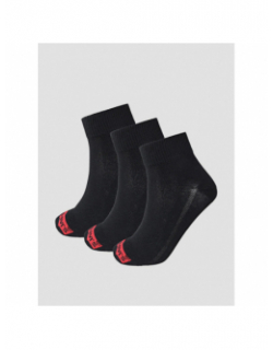 Pack 3 paires de chaussettes mid cut batwing noir - Levi's