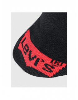 Pack 3 paires de chaussettes mid cut batwing noir - Levi's