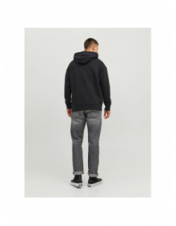 Sweat à capuche star noir homme - Jack & Jones