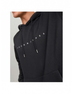 Sweat à capuche star noir homme - Jack & Jones