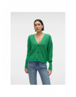 Gilet cardigan léa vert femme - Vero Moda