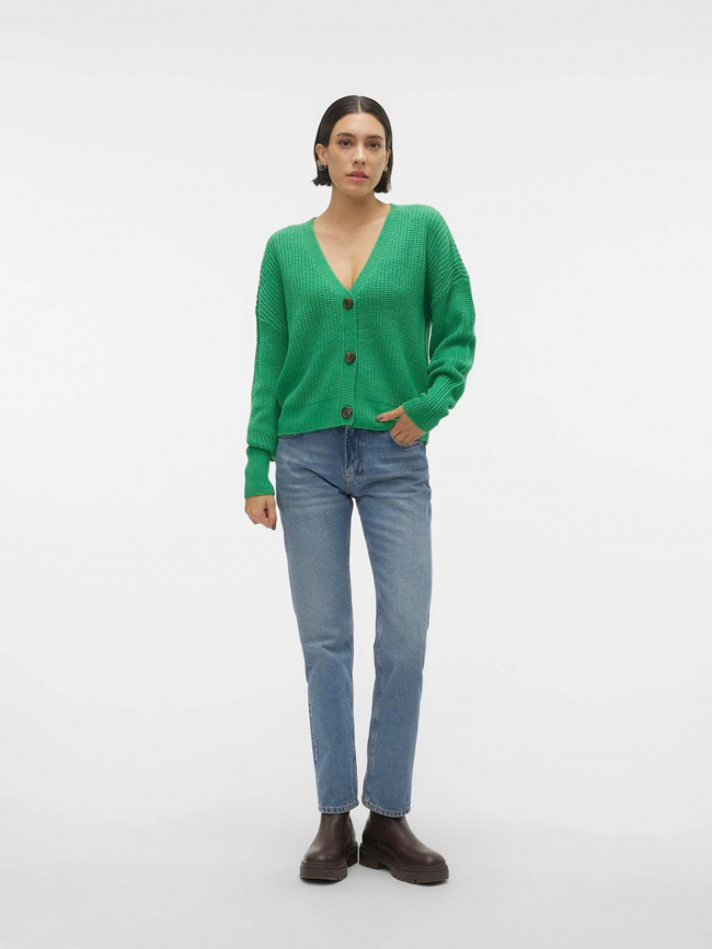 Gilet cardigan léa vert femme - Vero Moda