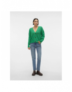 Gilet cardigan léa vert femme - Vero Moda