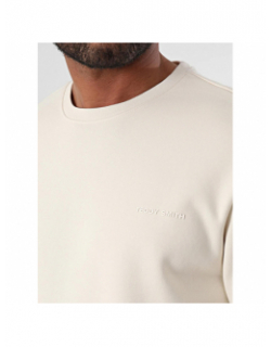 Sweat uni nark beige homme - Teddy Smith