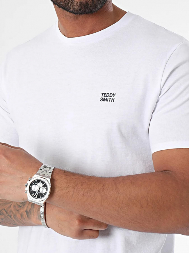 T-shirt the tee 1 blanc homme - Teddy Smith