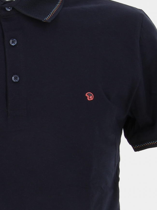 Polo uni guard bleu marine homme - Benson & Cherry