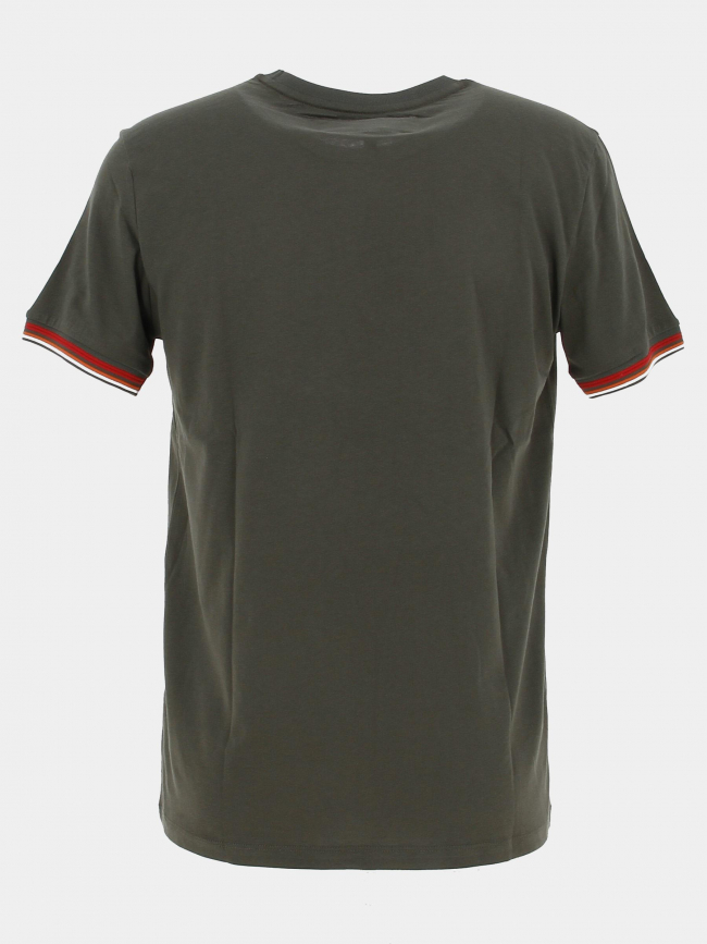 T-shirt uni teiger kaki homme - Benson & Cherry