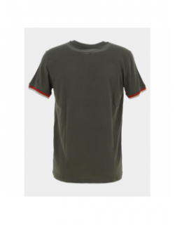 T-shirt uni teiger kaki homme - Benson & Cherry