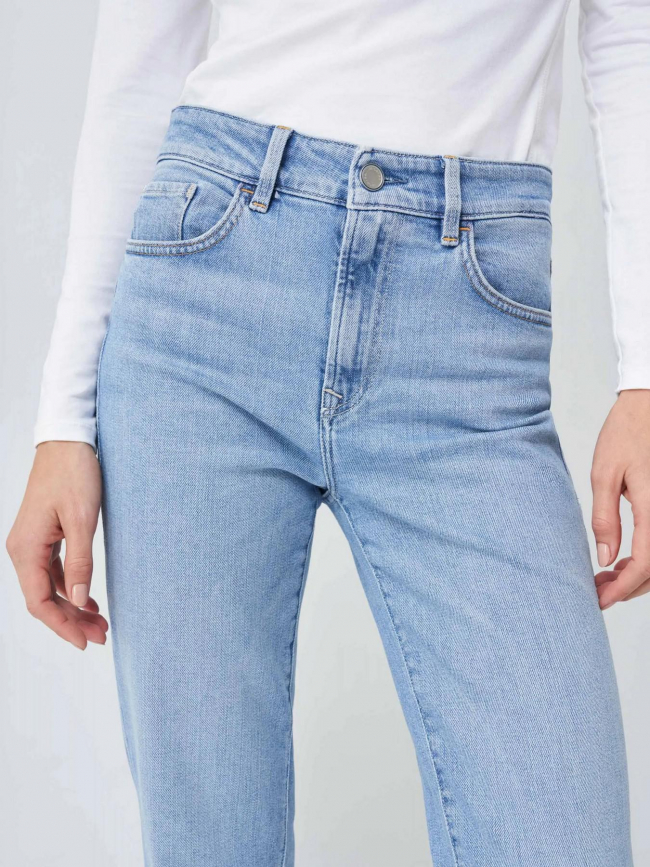 Jean slim cropped true bleu clair femme - Salsa