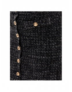 Jupe en tweed ley noir femme - La Petite Etoile