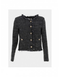 Veste en tweed nea noir femme - La Petite Etoile