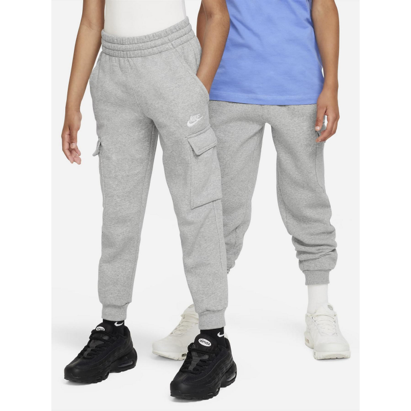 Jogging cargo nsw club chiné gris enfant - Nike