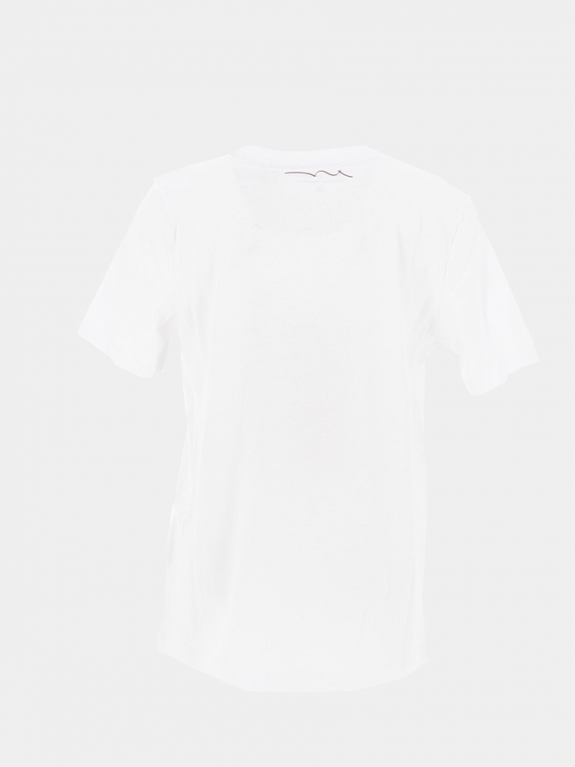 T-shirt uni logo the tee blanc garçon - Teddy Smith