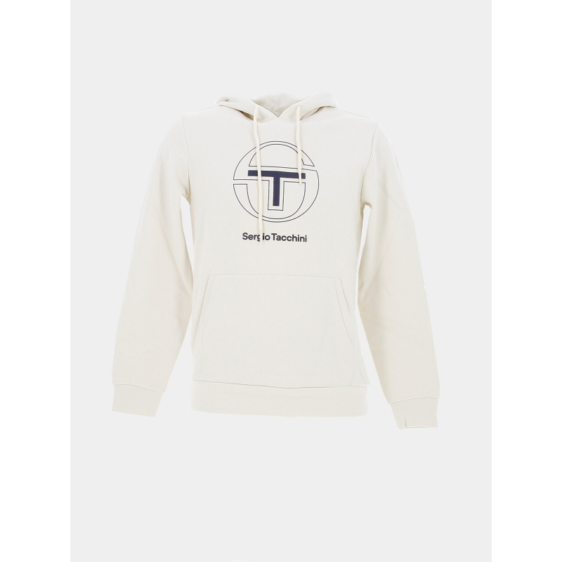 Sweat à capuche libero beige homme - Sergio Tacchini