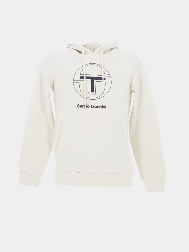 Sweat à capuche libero beige homme - Sergio Tacchini