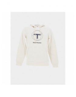 Sweat à capuche libero beige homme - Sergio Tacchini