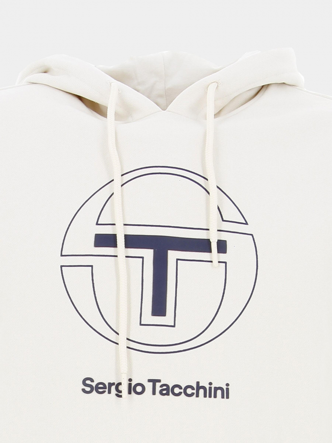 Sweat à capuche libero beige homme - Sergio Tacchini