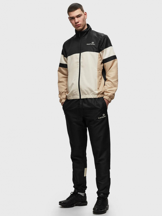 Ensemble de survêtement libera noir beige homme - Sergio Tacchini