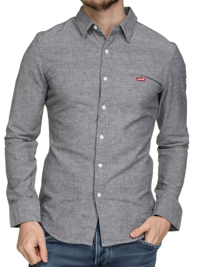 Chemise slim battery gris homme - Levi's