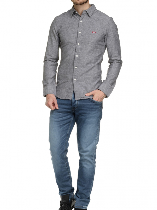 Chemise slim battery gris homme - Levi's