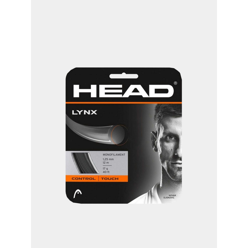 Cordage de tennis lynx control monofilament noir - Head