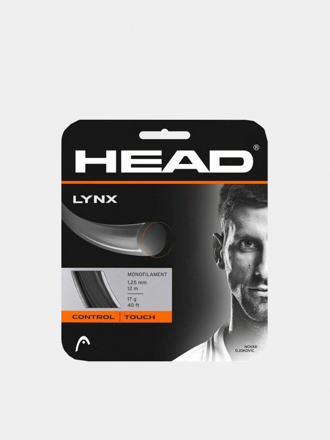 Cordage de tennis lynx control monofilament noir - Head