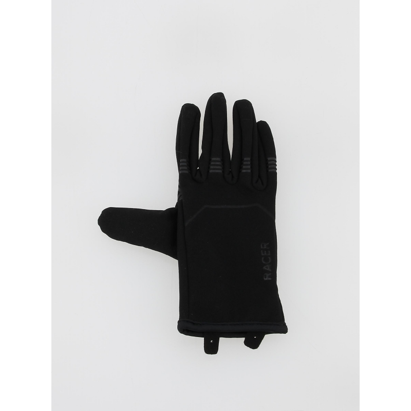 Gants polaire tactile noir - Racer