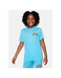 T-shirt de football kylian Mbappé bleu enfant - Nike