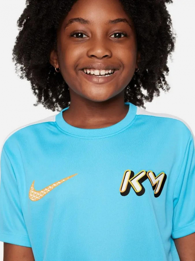 T-shirt de football kylian Mbappé bleu enfant - Nike