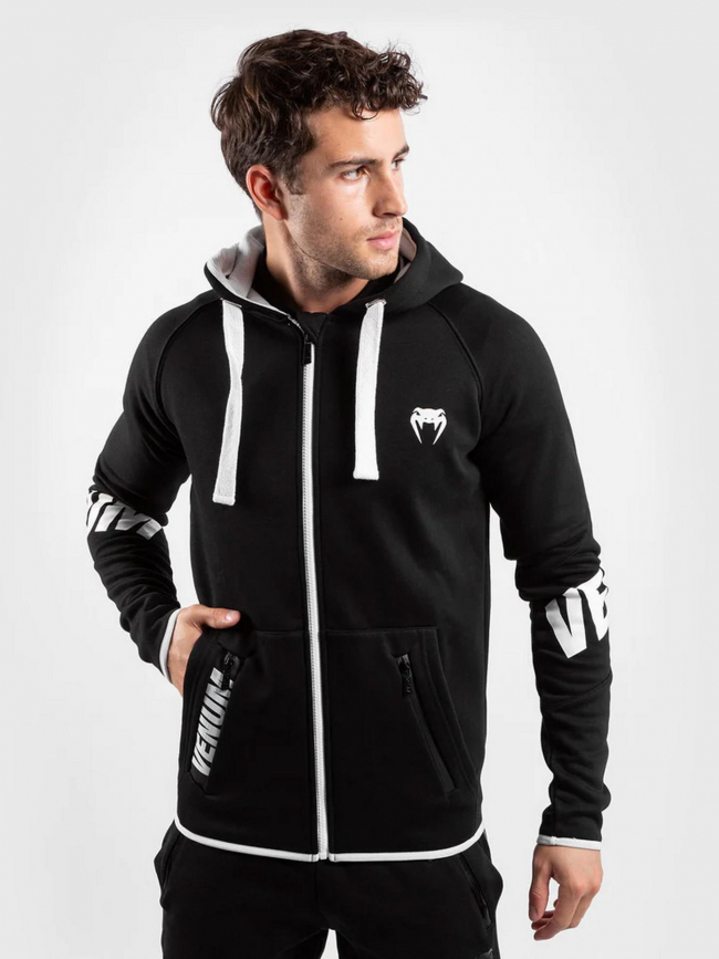 Sweat à capuche zippé contender 3.0 noir homme - Venum