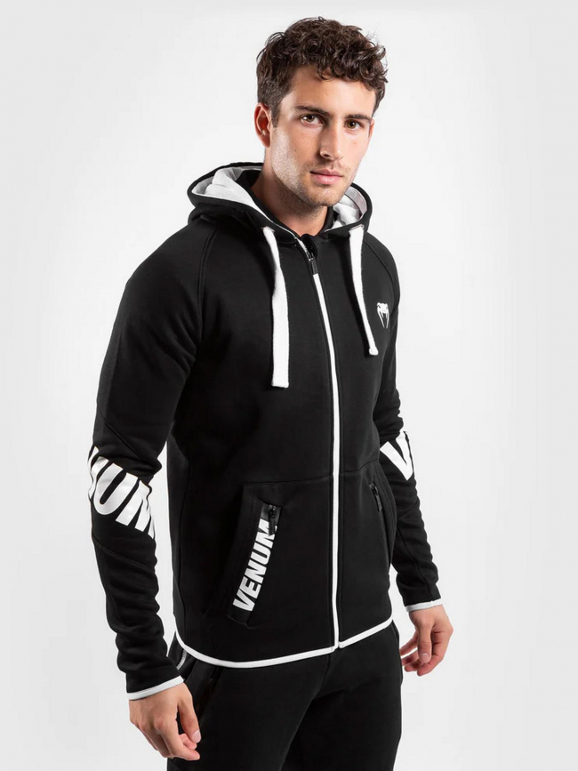 Sweat à capuche zippé contender 3.0 noir homme - Venum