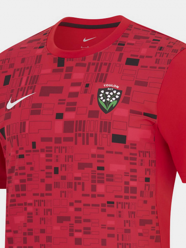 Maillot de rugby toulon pré-match rouge - Nike