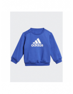 Ensemble jogging bos logo bleu gris enfant - Adidas