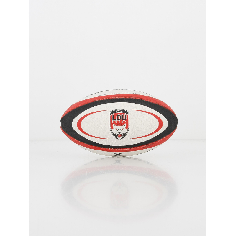 Ballon de rugby replica mini lou rugby blanc - Gilbert